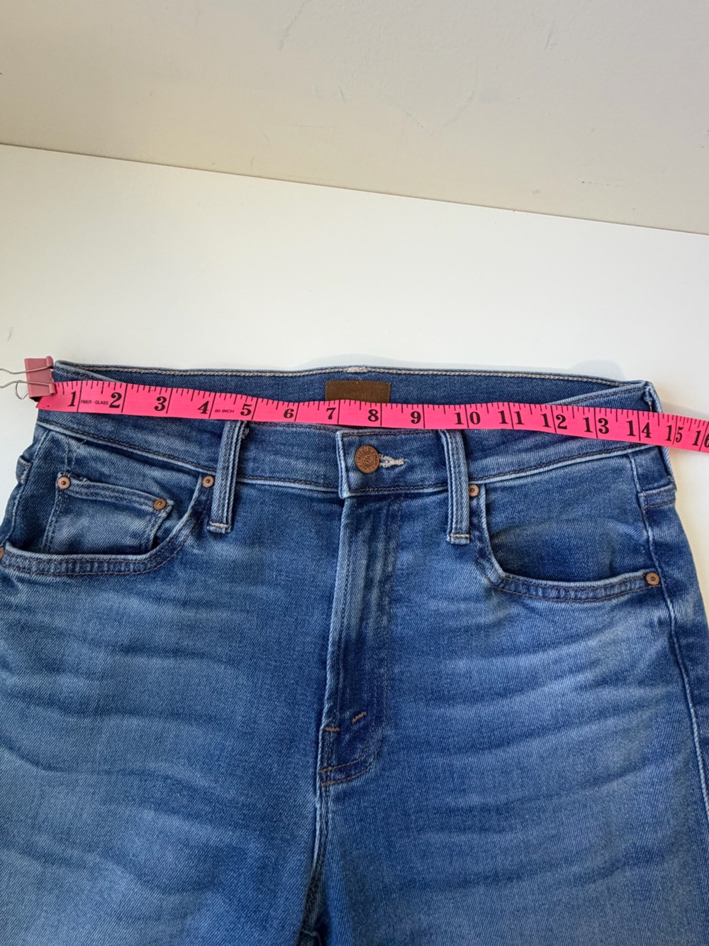 MOTHER - Mid Rise Rambler Zip Ankle Fray in Enjoy the Ride Size 27 - Picture 9 of 11